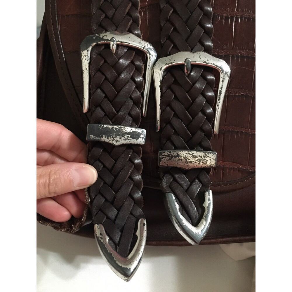 Brighton small leather crossbody animal print - Picture 8 of 14